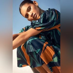 DIARRABLU Koni Dress - Costa Navy Maxi NWT X Small